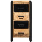 vidaXL Predalčnik 40x40x90 cm Masivni neobdelan les Mango | Shoptok.si