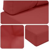  Zunanja blazina za kavč 3 pcs vinsko rdeča Poliester, (5000202601) | Shoptok.si