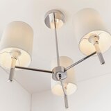  Endon 56642 - Luster na stalku BRIO 3xE14/40W/230V sjajni hrom/bela | Eponuda.com