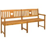  Vanjska klupa Prirodna 180 x 55,5 x 90 cm Čvrsto drvo akacije | Eponuda.ba
