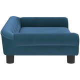  Krevet za pse plavi 70 x 48 x 22 cm baršunasti | shoptok.hr
