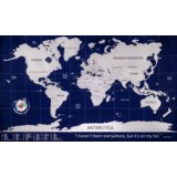 Bioera MY TRAVEL MAP Karta svijeta scratch My Travel Map plava | shoptok.hr