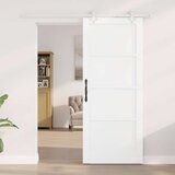  Klizna vrata Bijela 83 x 202 cm Masivna borovina | shoptok.hr