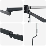  Električni sklopivi okvir tende Antracit 4 x 2 m Aluminij | shoptok.hr