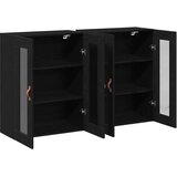  Zidni ormari 2 pcs Crni hrast 69,5 x 34 x 90 cm | shoptok.hr