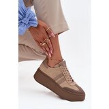 Zazoo Leather Suede Women's Sneakers On Platform | ePonuda.com