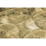 Kayoom PREPROGA Z VISOKIM FLOROM 200/200 cm tkano barve medu | Shoptok.si