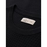 Ombre Men's structured knitted t-shirt - black | shoptok.hr