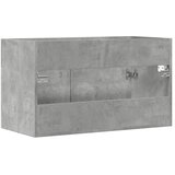 Ormarić za umivaonik siva boja betona 80 x 38,5 x 46 cm iverica | shoptok.hr