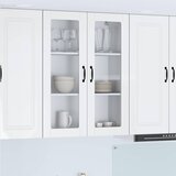  Zidni stakleni ormarić Visoki sjaj bijela 80 x 31 x 100 cm | shoptok.hr