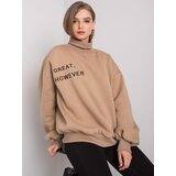 ex moda Sweatshirt-EM-BL-649.23X-dark beige | Shoptok.si
