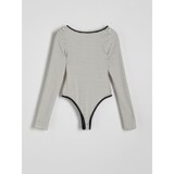 Reserved bodi z dolgimi rokavi - večbarvno | Shoptok.si