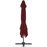  Konzolni suncobran s aluminijskom šipkom bordo 400 x 300 cm | shoptok.hr