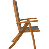  5-dijelni vrtni blagovaonski set od drva bagrema i tekstilena | shoptok.hr