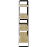 vidaXL ormarić za knjige s 4 razine boja hrasta 100x30x140 cm iverica | shoptok.hr