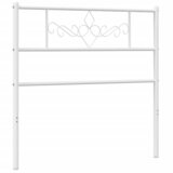  The Living Store Kovinsko vzglavje belo 75 cm - Vzglavje, (21453849) | Shoptok.si