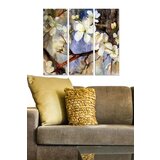Wallity MDF100398421 multicolor decorative mdf painting (3 pieces) Cene