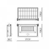  LED solarni reflektor sa senzorom NCS G2 LED/30W/3,7V 3000/4000/6500K IP54 5200 mAh | Eponuda.com