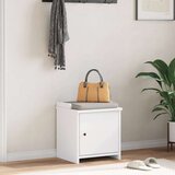 vidaXL klop v preddverju "SANDNES" bela 45x40x50 cm masivni les bor | Shoptok.si