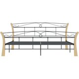  Za krevet crni metalni 200 x 200 cm | shoptok.hr