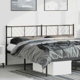  Metalno zamjensko uzglavlje crno 180 cm | shoptok.hr