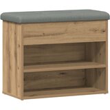  Klupa za cipele obrtnički hrast 62x32x50 cm izrađeno drvo | shoptok.hr