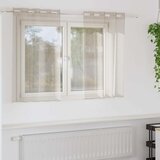 Voile zavjesa sa zavjesama 2 pcs Pijesak 140 x 140 cm Poliester Cijene