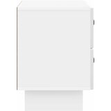  Noćni ormar s ladicama Bijela visokog sjaja 62 x 34,5 x 47,5 cm | shoptok.hr