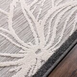 Lesnina XXXL PREPROGA ZA ZUNANJO UPORABO Floral 80/150 cm tkano modra, siva, bela | Shoptok.si