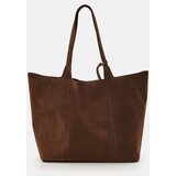 Sinsay Velika tote torba s kozmetičkom torbicom od imitacije brušene kože | shoptok.hr