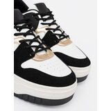 Shelvt Black and white sneakers with gold details | shoptok.hr