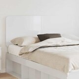vidaXL uzglavlje s uzglavljem sjajno bijelo 140 cm konstruirano drvo | shoptok.hr
