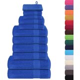  12-dijelni set ručnika plavi 360 gsm 100 % pamuk | shoptok.hr