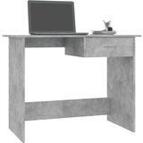  Radni stol siva boja betona 100 x 50 x 76 cm od iverice | shoptok.hr