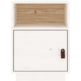  Noćni ormarići 2 kom bijeli 40 x 34 x 55 cm od masivne borovine | shoptok.hr