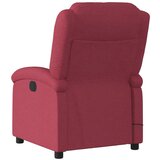  Masažni naslonjač od tkanine crvena boja vina | shoptok.hr