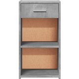  Noćni ormarići 2 kom boja betona 35x34x65 cm konstruirano drvo | shoptok.hr
