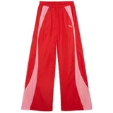 Puma Športne hlače 'Dare To' roza / rdeča / bela