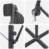  Suncobran Antracit 249 x 249 x 250 cm Poliester i aluminij | shoptok.hr