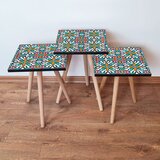 Hanah home set klub stočića 3Shp143, 3 komada, Šarena | ePonuda.com