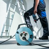 Retlux Produžni kabl na kolutu sa 3 utičnice, tip E, 10 m, boje plave i crne | Eponuda.com