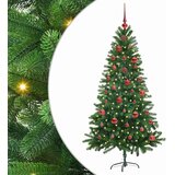  Božićno drvce s 150 LED svjetlima s stalakom Zelena 150 cm PE | shoptok.hr