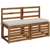  Jastučić za klupu SOEST 100% poliester Bijela 100 x 40 x 5 cm Slike