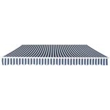 Maison Chic Ročno zložljiva tenda - Senčniki 400 cm modre in bele barve, (22038391) | Shoptok.si