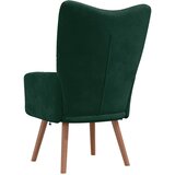  Stolica za opuštanje tamnozelena baršunasta | shoptok.hr