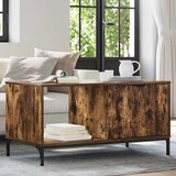 vidaXL Stolić za kavu Dimljeni hrast 90 x 49 x 46 cm Konstruirano drvo Cijene