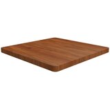  Četvrtasta stolna ploča tamnosmeđa 70x70x4 cm tretirani hrast | shoptok.hr