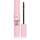ETUDE Curl Fix Mascara vodoodporna maskara za volumen in vihanje trepalnic odtenek 02 Brown 8 g | Shoptok.si