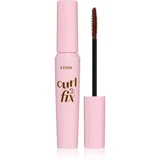 Curl Fix Mascara vodoodporna maskara za volumen in vihanje trepalnic odtenek 02 Brown 8 g