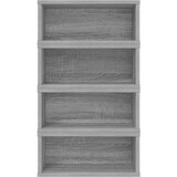  Stalak za CD-ove 4 kom. Siva Sonoma 40 x 17 x 17 cm | shoptok.hr